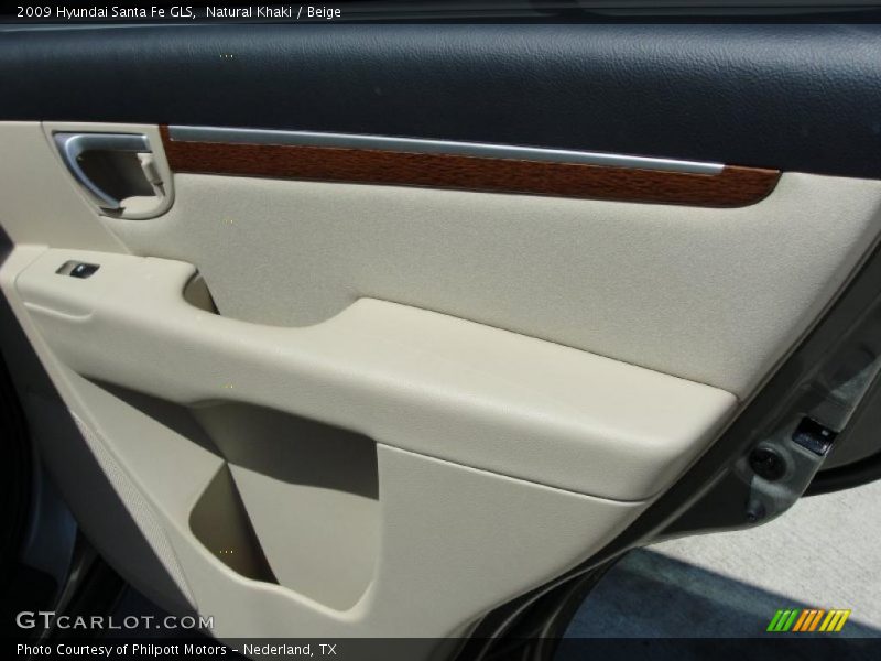 Natural Khaki / Beige 2009 Hyundai Santa Fe GLS
