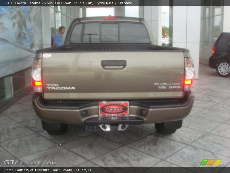Pyrite Mica / Graphite 2010 Toyota Tacoma V6 SR5 TRD Sport Double Cab