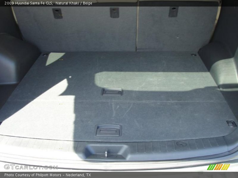 Natural Khaki / Beige 2009 Hyundai Santa Fe GLS