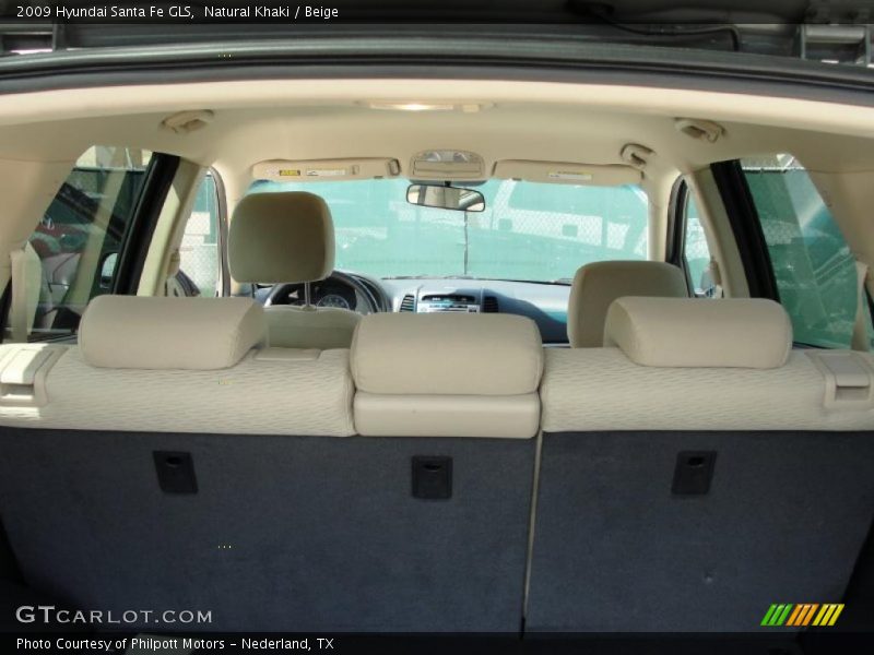 Natural Khaki / Beige 2009 Hyundai Santa Fe GLS