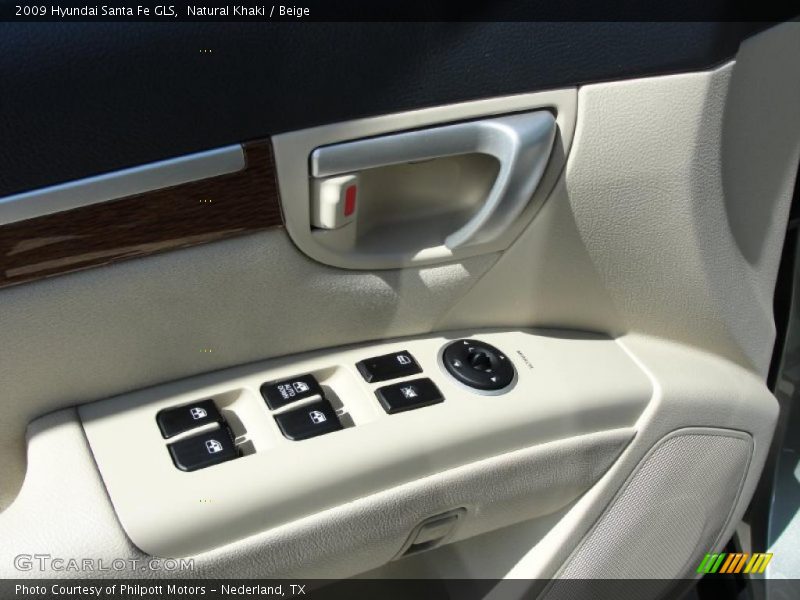 Natural Khaki / Beige 2009 Hyundai Santa Fe GLS