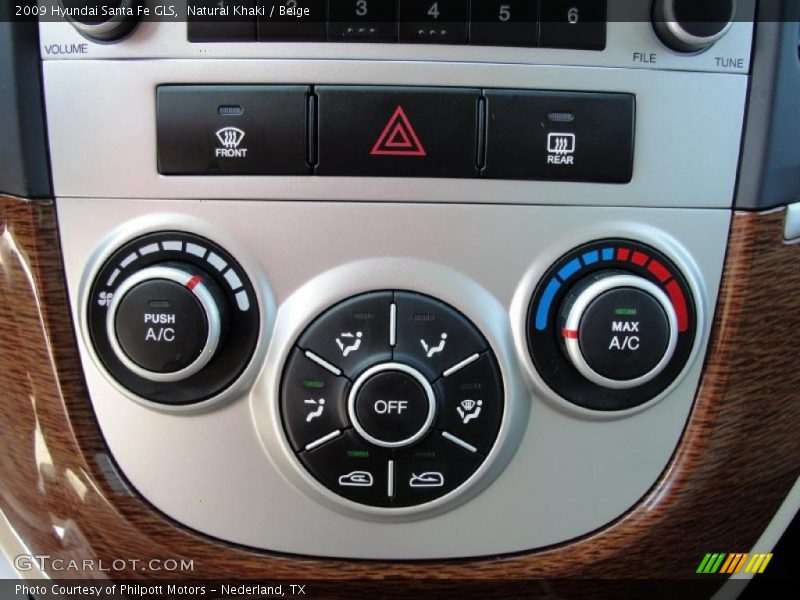 Natural Khaki / Beige 2009 Hyundai Santa Fe GLS