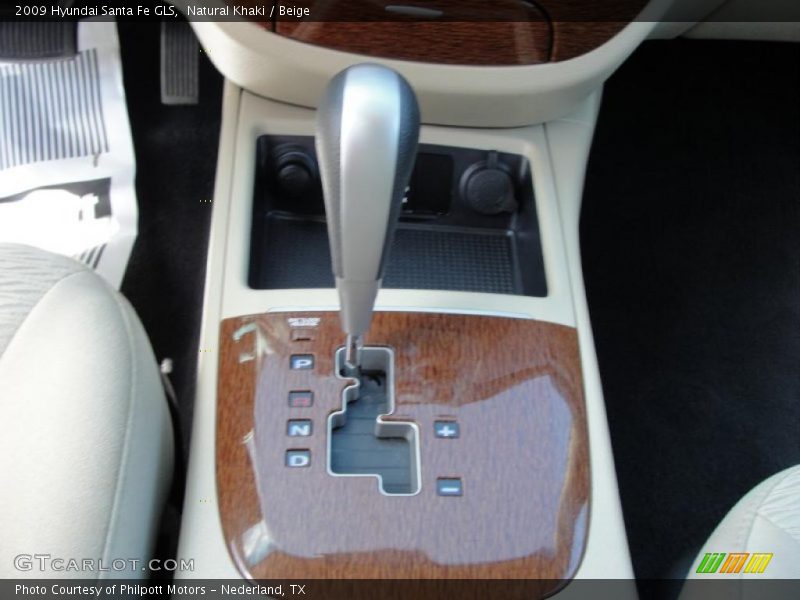 Natural Khaki / Beige 2009 Hyundai Santa Fe GLS