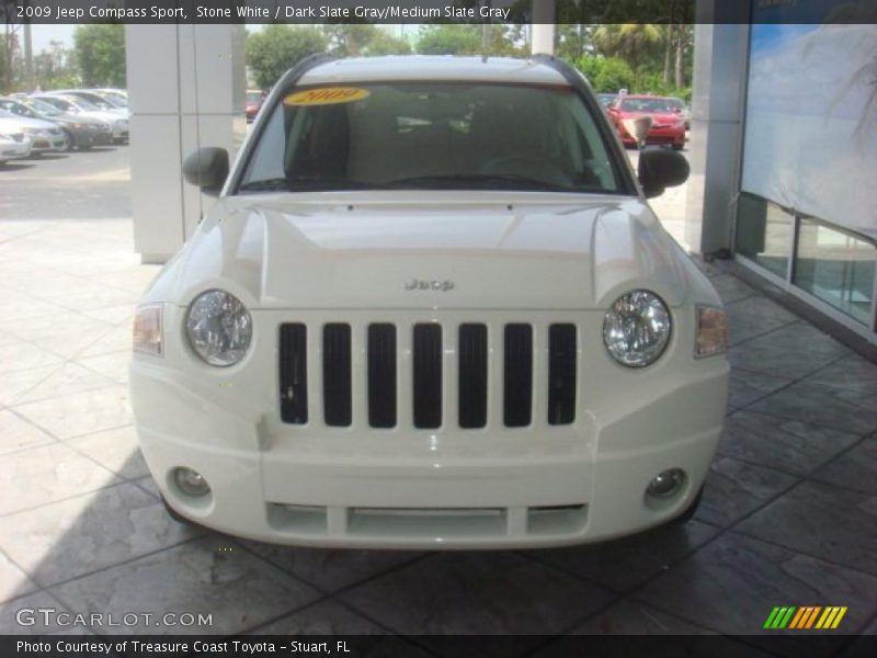 Stone White / Dark Slate Gray/Medium Slate Gray 2009 Jeep Compass Sport
