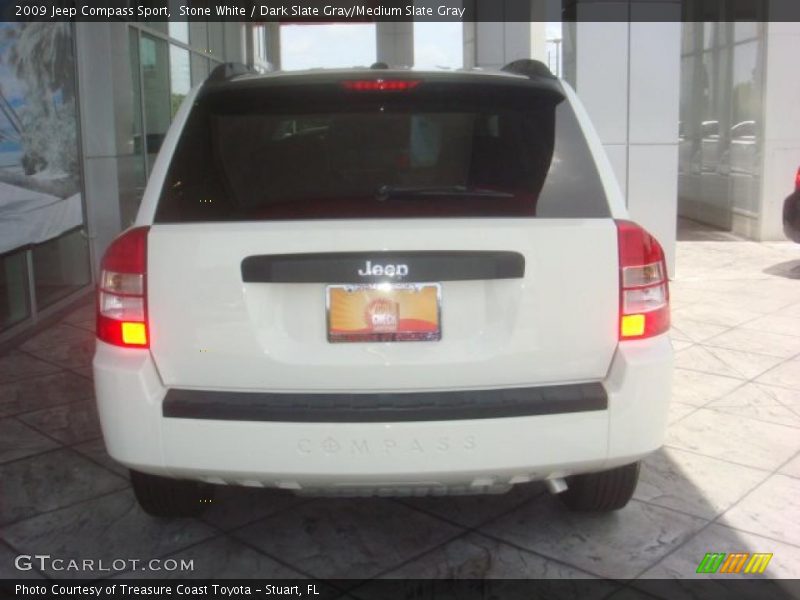 Stone White / Dark Slate Gray/Medium Slate Gray 2009 Jeep Compass Sport