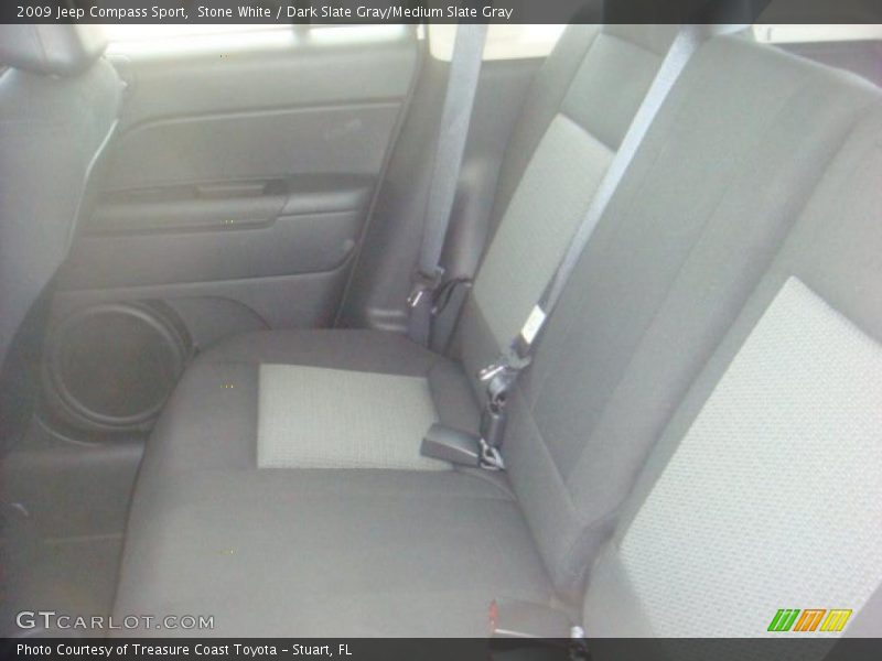 Stone White / Dark Slate Gray/Medium Slate Gray 2009 Jeep Compass Sport