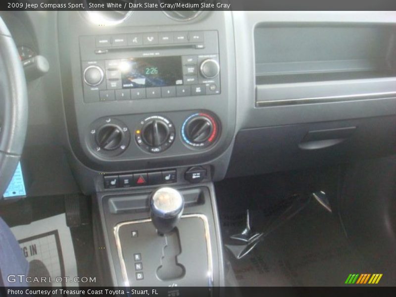 Stone White / Dark Slate Gray/Medium Slate Gray 2009 Jeep Compass Sport