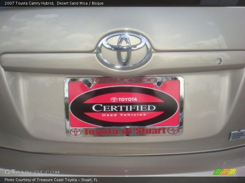 Desert Sand Mica / Bisque 2007 Toyota Camry Hybrid