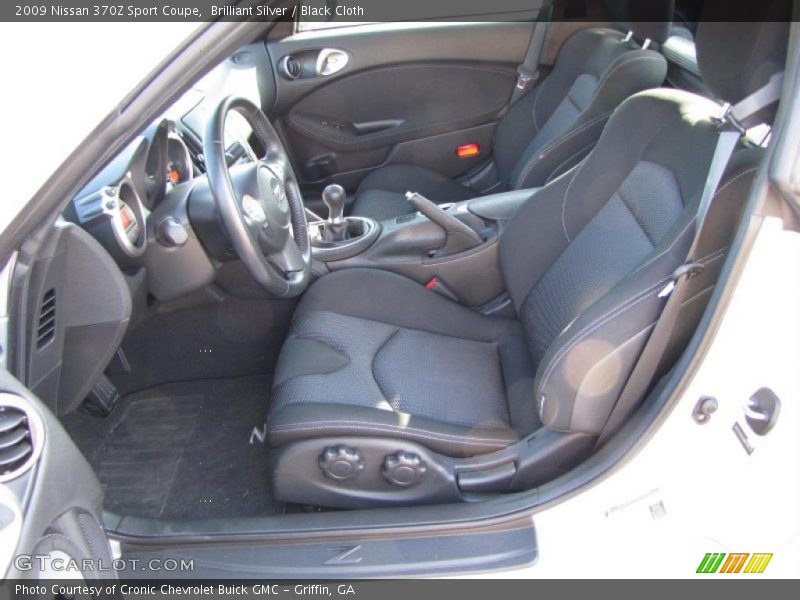 Brilliant Silver / Black Cloth 2009 Nissan 370Z Sport Coupe