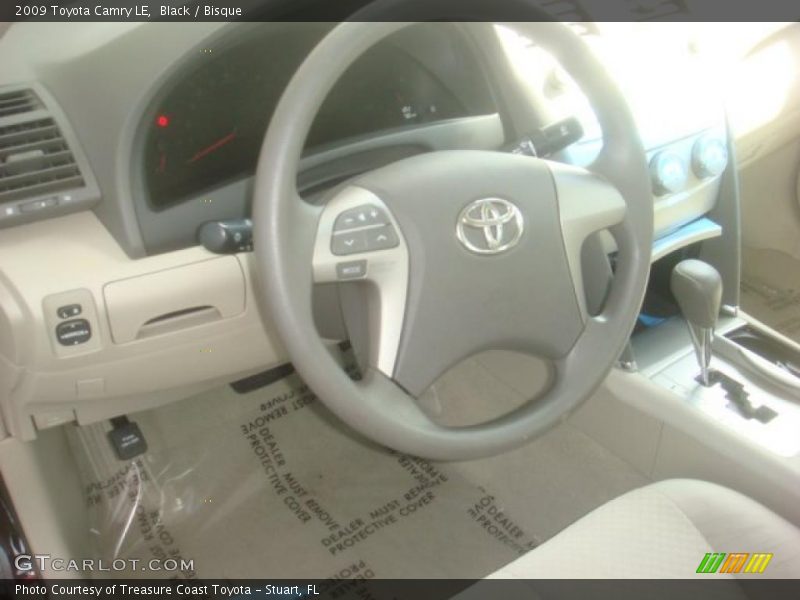 Black / Bisque 2009 Toyota Camry LE