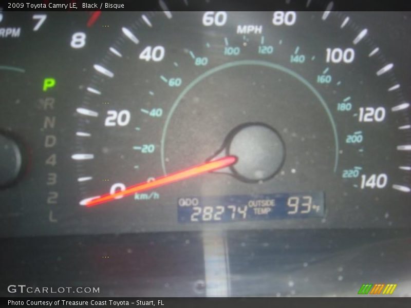 Black / Bisque 2009 Toyota Camry LE