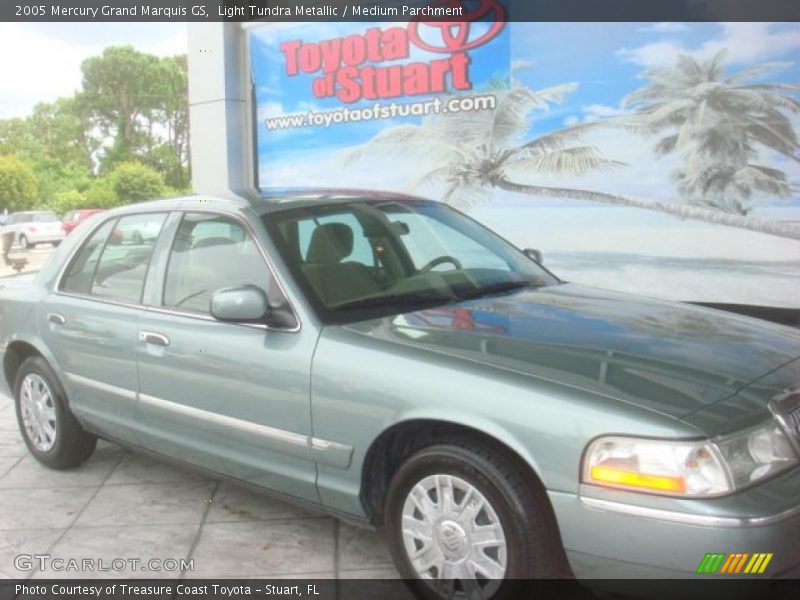 Light Tundra Metallic / Medium Parchment 2005 Mercury Grand Marquis GS