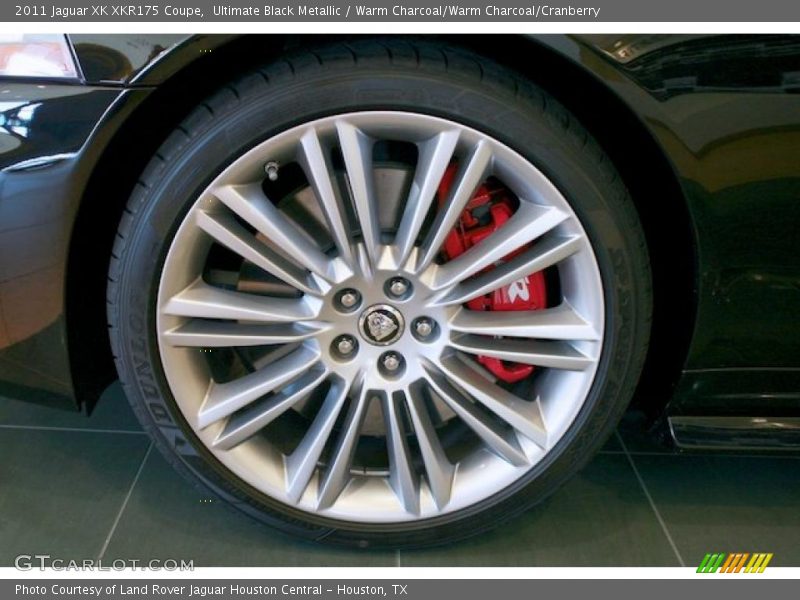 Ultimate Black Metallic / Warm Charcoal/Warm Charcoal/Cranberry 2011 Jaguar XK XKR175 Coupe