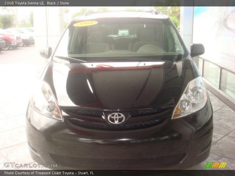 Black / Stone 2008 Toyota Sienna LE