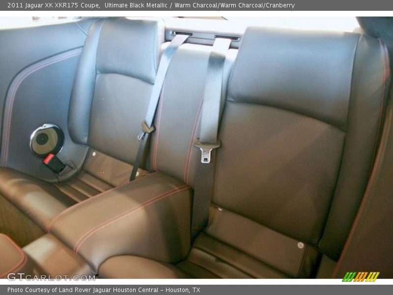 Ultimate Black Metallic / Warm Charcoal/Warm Charcoal/Cranberry 2011 Jaguar XK XKR175 Coupe