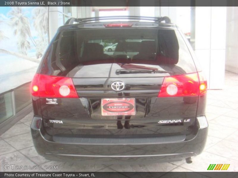 Black / Stone 2008 Toyota Sienna LE
