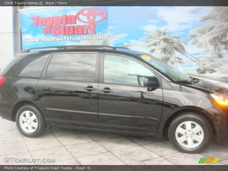Black / Stone 2008 Toyota Sienna LE