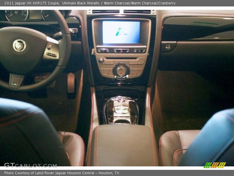 Ultimate Black Metallic / Warm Charcoal/Warm Charcoal/Cranberry 2011 Jaguar XK XKR175 Coupe