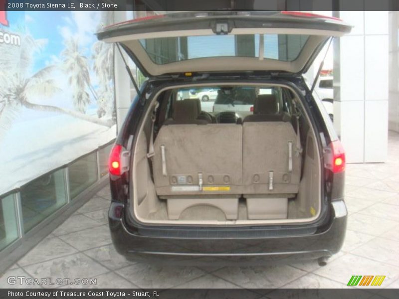 Black / Stone 2008 Toyota Sienna LE