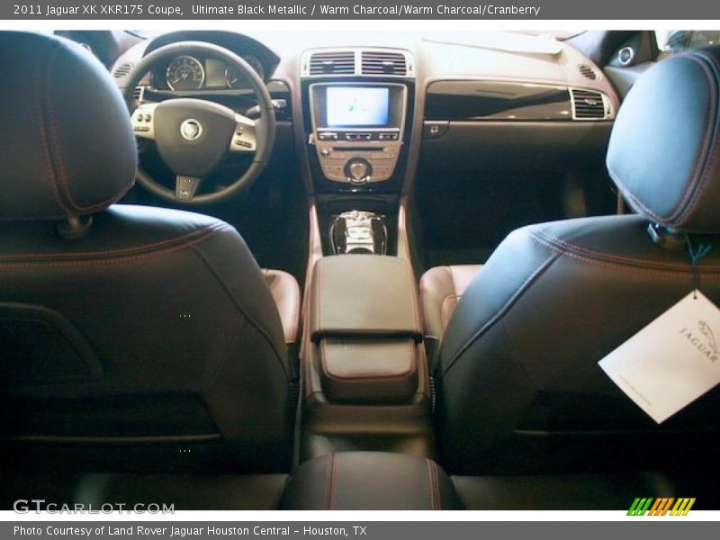 Ultimate Black Metallic / Warm Charcoal/Warm Charcoal/Cranberry 2011 Jaguar XK XKR175 Coupe
