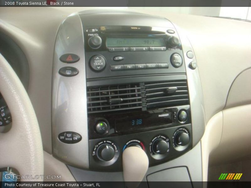 Black / Stone 2008 Toyota Sienna LE