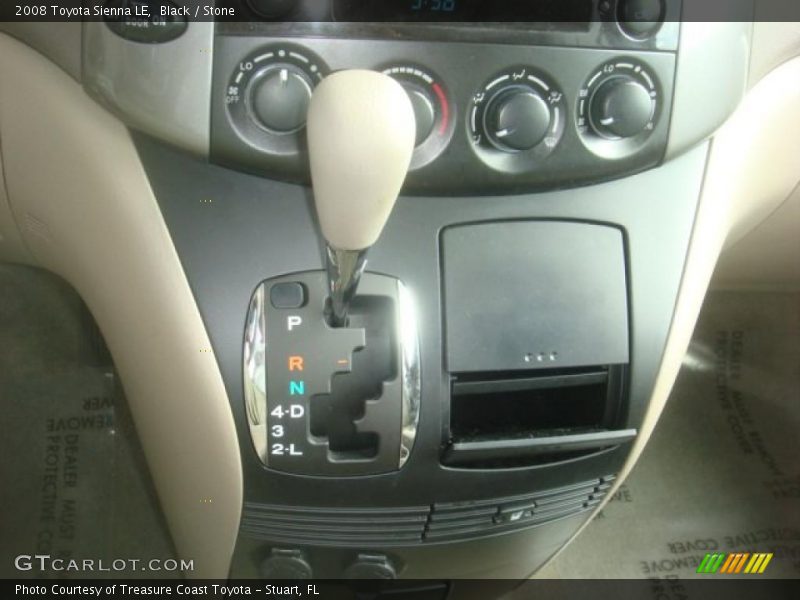 Black / Stone 2008 Toyota Sienna LE