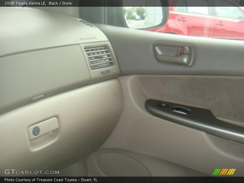 Black / Stone 2008 Toyota Sienna LE
