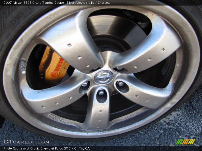 Silver Alloy Metallic / Charcoal 2007 Nissan 350Z Grand Touring Coupe