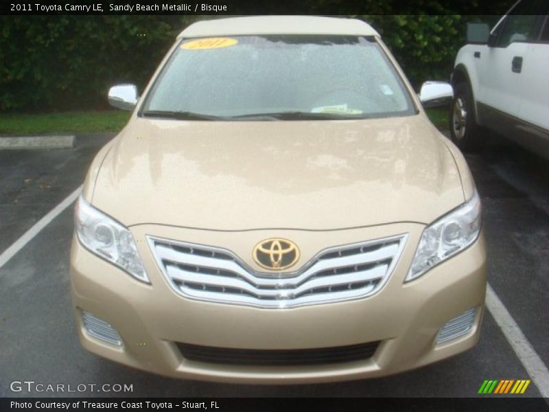 Sandy Beach Metallic / Bisque 2011 Toyota Camry LE