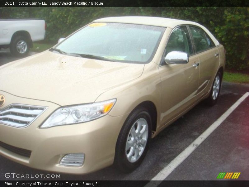 Sandy Beach Metallic / Bisque 2011 Toyota Camry LE