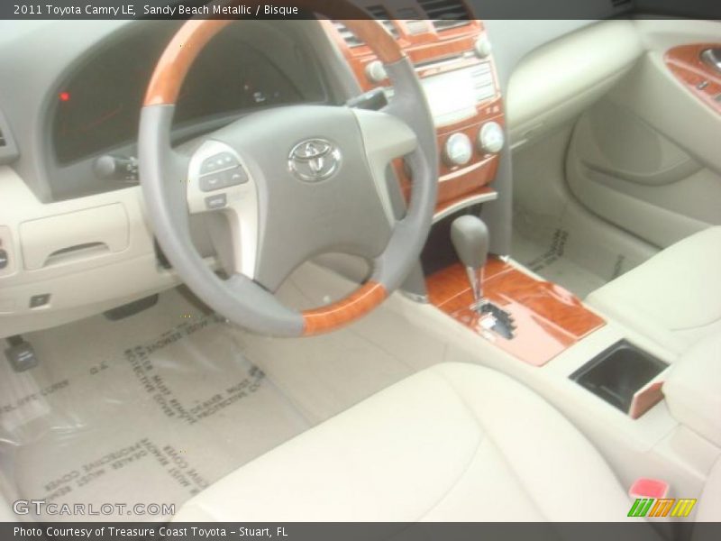 Sandy Beach Metallic / Bisque 2011 Toyota Camry LE