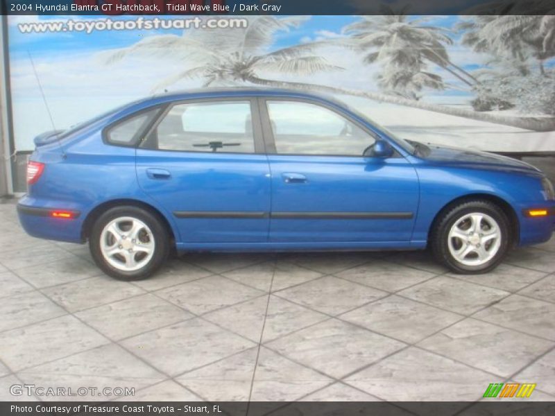 Tidal Wave Blue / Dark Gray 2004 Hyundai Elantra GT Hatchback