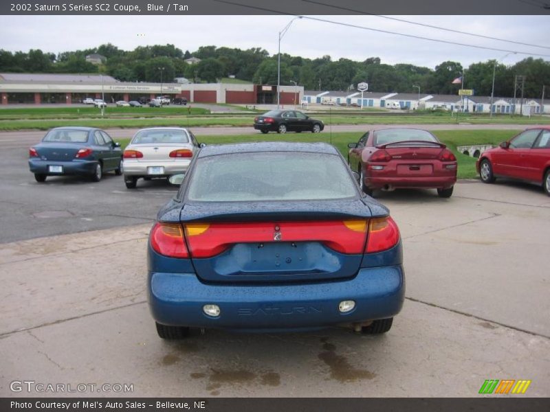Blue / Tan 2002 Saturn S Series SC2 Coupe
