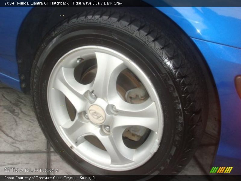 Tidal Wave Blue / Dark Gray 2004 Hyundai Elantra GT Hatchback