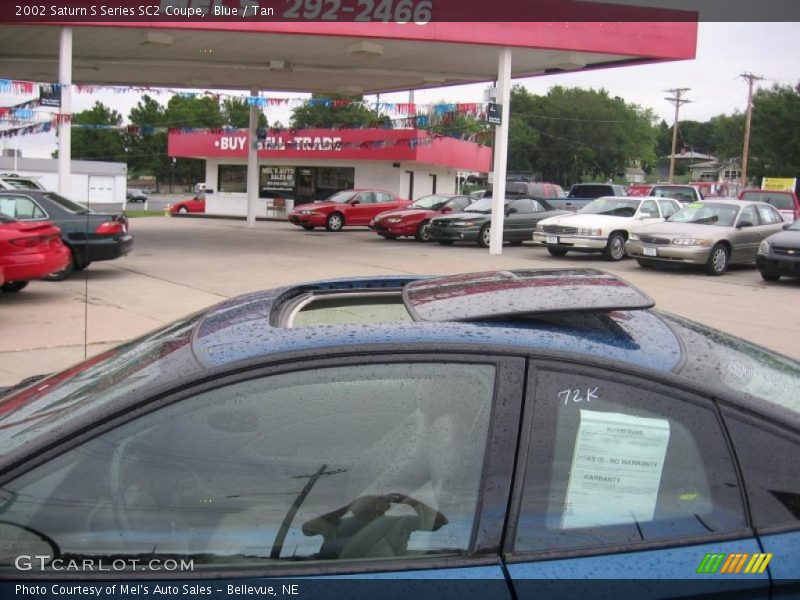 Blue / Tan 2002 Saturn S Series SC2 Coupe