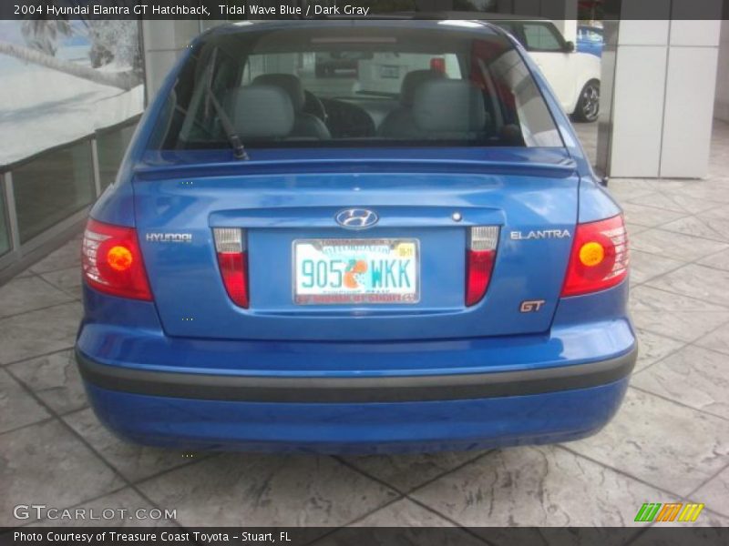 Tidal Wave Blue / Dark Gray 2004 Hyundai Elantra GT Hatchback