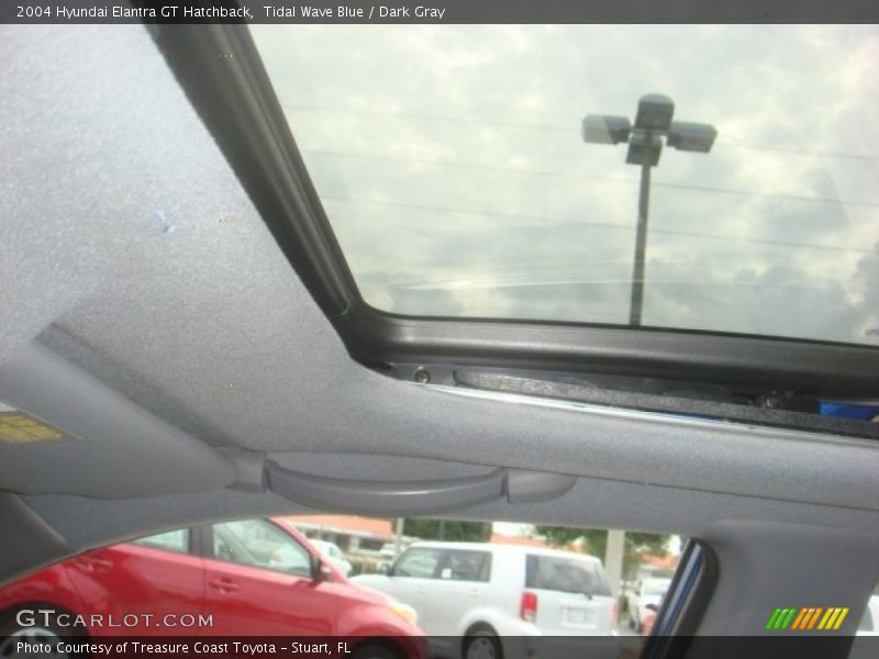 Tidal Wave Blue / Dark Gray 2004 Hyundai Elantra GT Hatchback