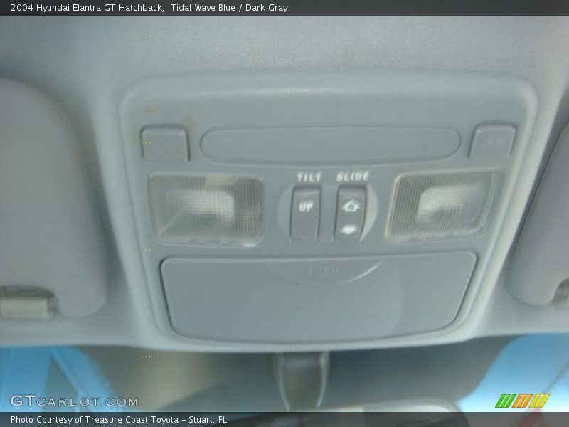 Tidal Wave Blue / Dark Gray 2004 Hyundai Elantra GT Hatchback
