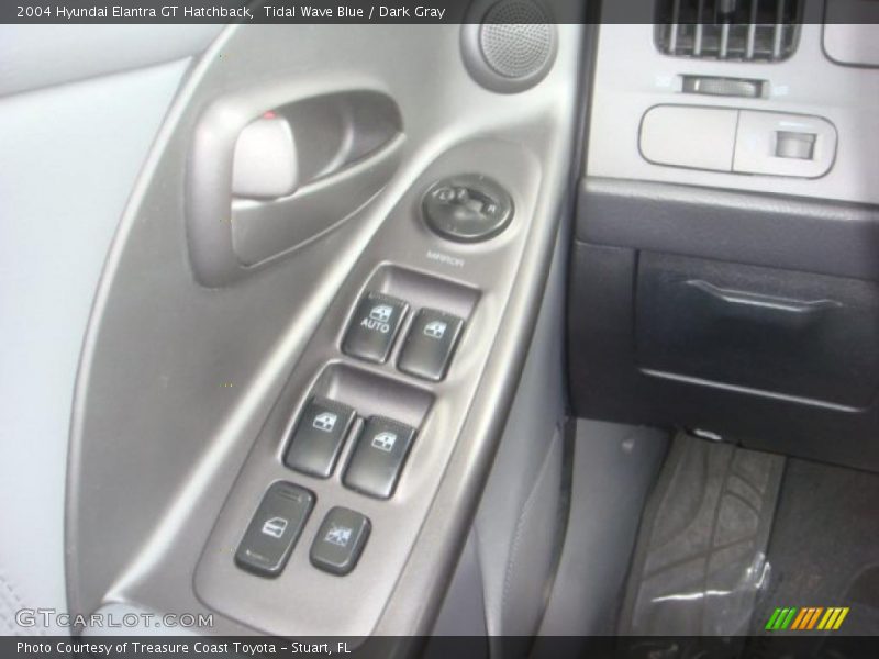 Tidal Wave Blue / Dark Gray 2004 Hyundai Elantra GT Hatchback