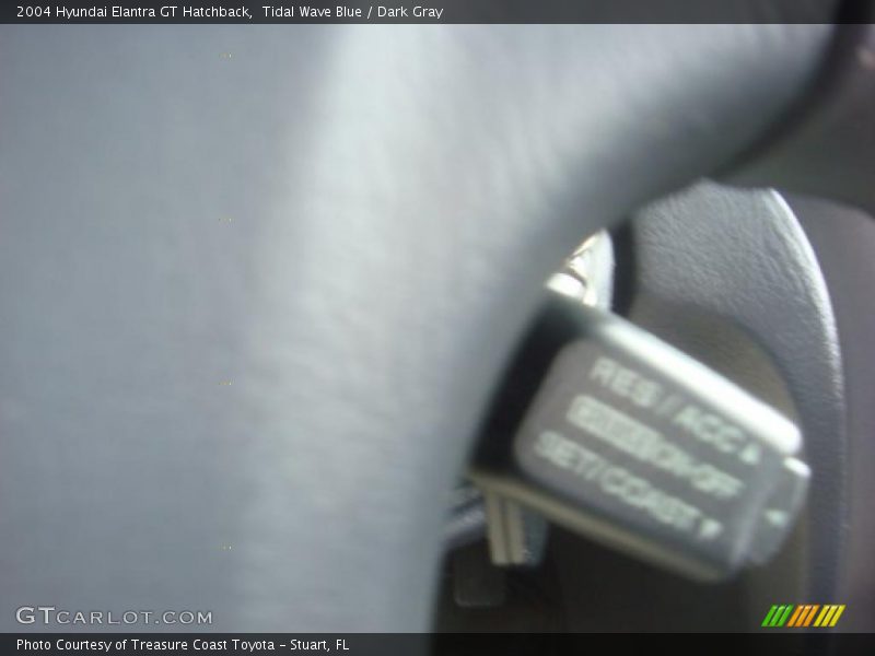 Tidal Wave Blue / Dark Gray 2004 Hyundai Elantra GT Hatchback