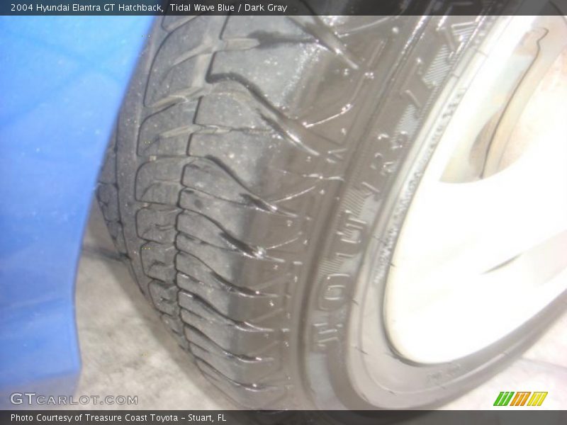 Tidal Wave Blue / Dark Gray 2004 Hyundai Elantra GT Hatchback