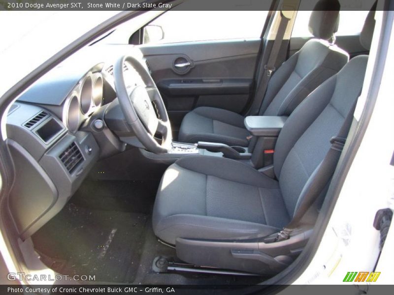 Stone White / Dark Slate Gray 2010 Dodge Avenger SXT