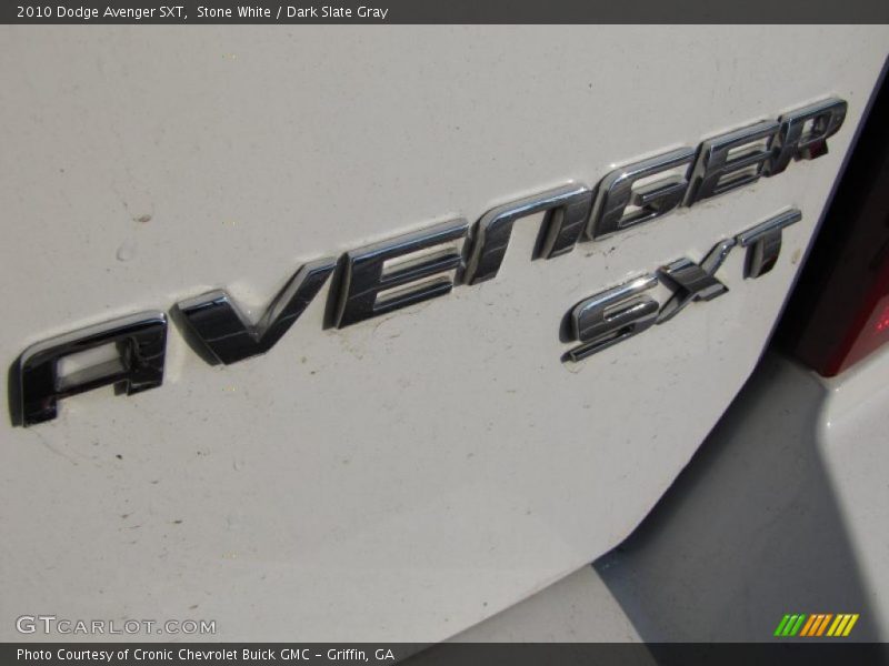 Stone White / Dark Slate Gray 2010 Dodge Avenger SXT