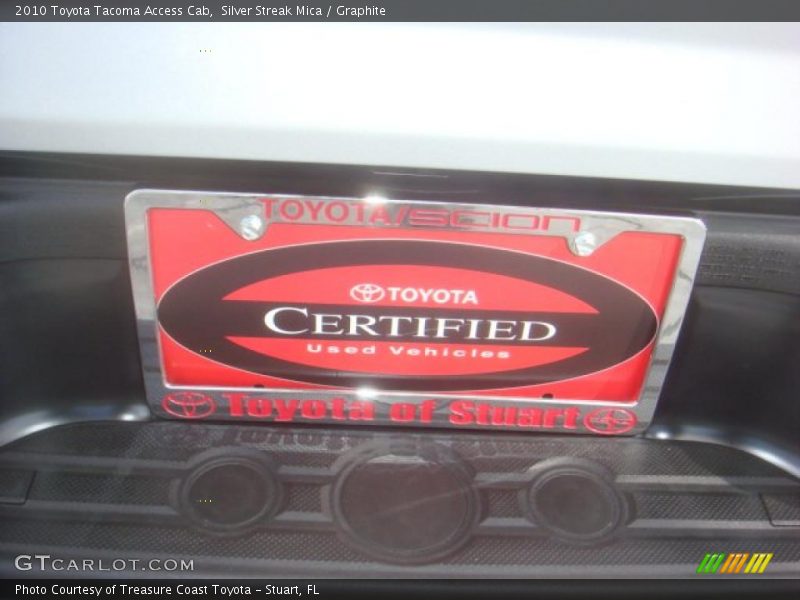 Silver Streak Mica / Graphite 2010 Toyota Tacoma Access Cab