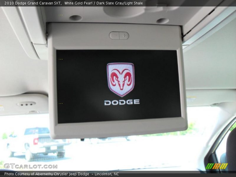 White Gold Pearl / Dark Slate Gray/Light Shale 2010 Dodge Grand Caravan SXT