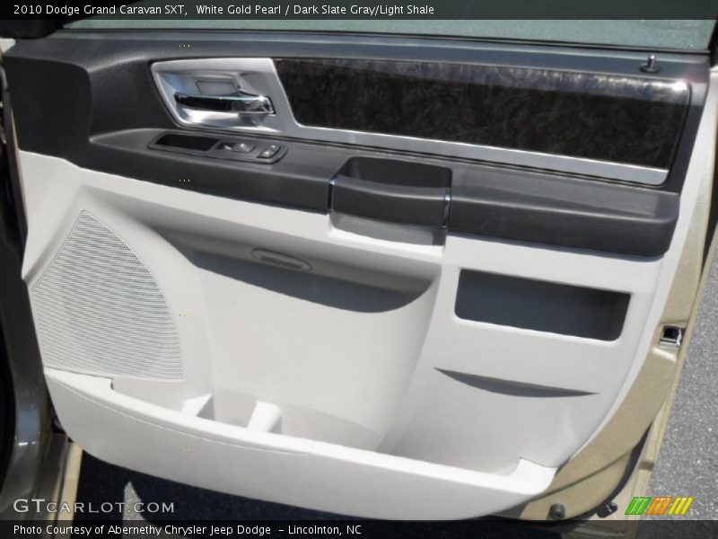 White Gold Pearl / Dark Slate Gray/Light Shale 2010 Dodge Grand Caravan SXT