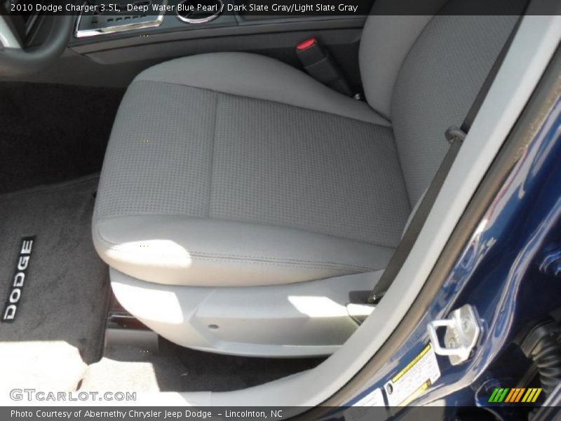 Deep Water Blue Pearl / Dark Slate Gray/Light Slate Gray 2010 Dodge Charger 3.5L