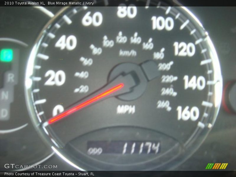 Blue Mirage Metallic / Ivory 2010 Toyota Avalon XL