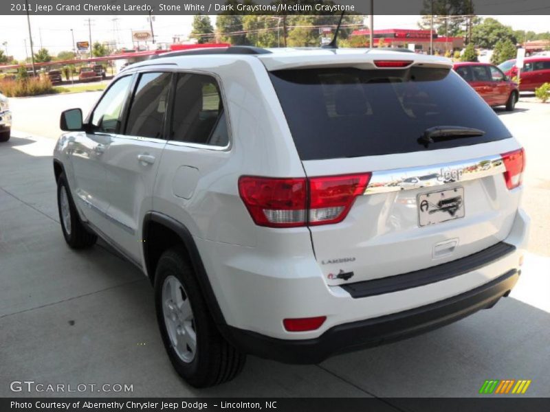 Stone White / Dark Graystone/Medium Graystone 2011 Jeep Grand Cherokee Laredo