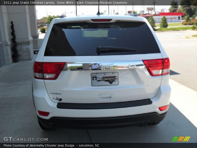 Stone White / Dark Graystone/Medium Graystone 2011 Jeep Grand Cherokee Laredo